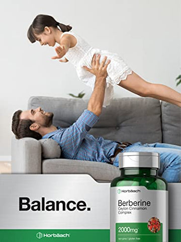 Horbäach - Horbaach Berberine Plus Canela do Ceilão | 2000mg | 120 Cápsulas Vegetarianas | Não-OGM