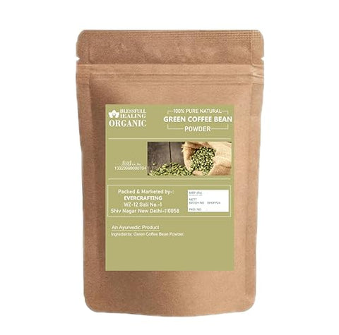 Blessfull Healing - Pó de Café Verde Orgânico 100% Puro Natural 300g – Marca do Produto
