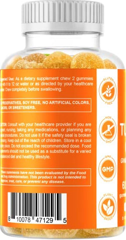 Gomas de Cúrcuma com Gengibre (Embalagem com 2) – 60 gomas - Vitamatic