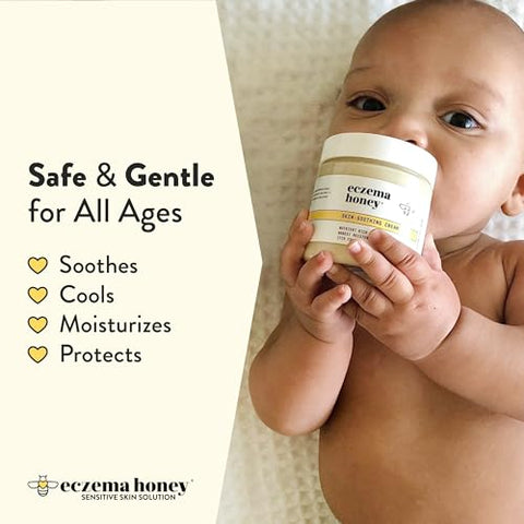 Creme Orgânico ECZEMA HONEY Original para Alívio da Pele – Mãos – 100g