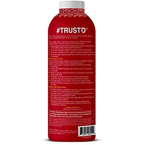 Pronto para Limpar Herbal Cleanse – Tropical – 473 ml – Bebida Detox Herbal Profissionalmente Formulada – Enriquecida com Extrato de Semente de Cardo Mariano - Detoxify