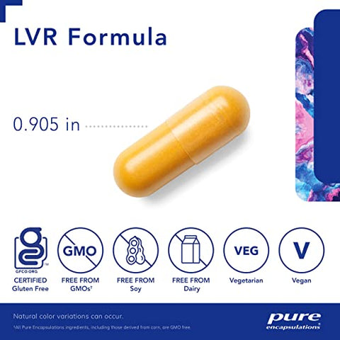 LVR Formula | Suporte Antioxidante para a Saúde das Células do Fígado | 120 Cápsulas - Pure Encapsulations