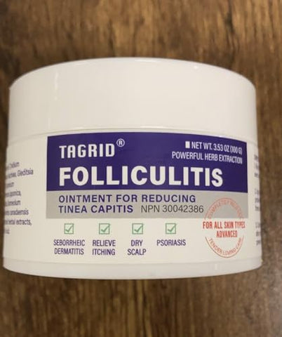 TAGRID - Tratamento para Folliculitis – Creme para Folliculitis, Tratamento Severo, Líquen – Seguro – 100g