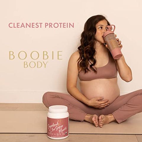 Boobie Brands - Boobie Body Shake Substituto de Refeição Superfood, Sabor Chocolate Bliss | 19g Proteína | Seguro para Gravidez e Lactação