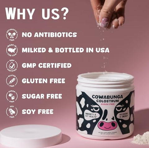 SonoHealth - Premium Colostrum Puro – Fortaleça seu corpo com o melhor colostro – 100% natural e rico em nutrientes – 500g