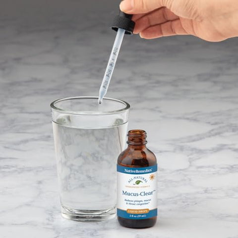 Native Remedies - NativeRemedies Mucus-Clear: Alívio Natural da Congestão Nasal e Excesso de Muco | 30ml