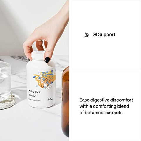 Suplemento Digestivo THORNE GI Relief – Apoia a Saúde Intestinal