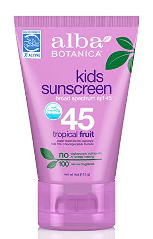 Very Emollient, Protetor Solar Infantil FPS 45 118 ml (Pacote com 2) - Alba Botanica