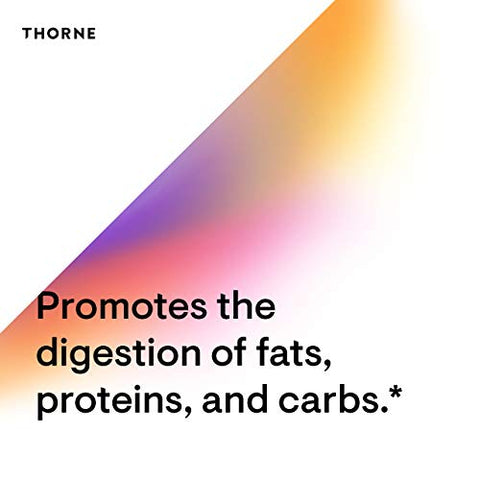 Enzimas Pancreáticas (Anteriormente Dipan-9) – Suporte Digestivo e Absorção de Nutrientes – 180 Cápsulas – 90 Porções - THORNE