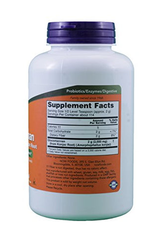NOW Foods - Glucomannan em Pó 100% Puro Now Foods 227g (Pacote com 2)