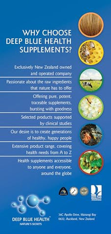 New Zealand – Pepino do Mar 90 Cápsulas | Saúde e Bem-Estar - Deep Blue Health