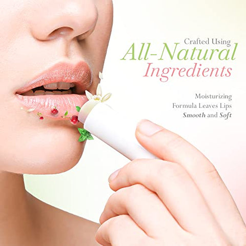Belladonna - Lip Balm a Granel Sem Rótulo – 50 Pacotes de 10g – Feito nos EUA – Baunilha – Ingredientes Naturais – Vitamina E e Manteiga de Karité – Personalizado para Festas