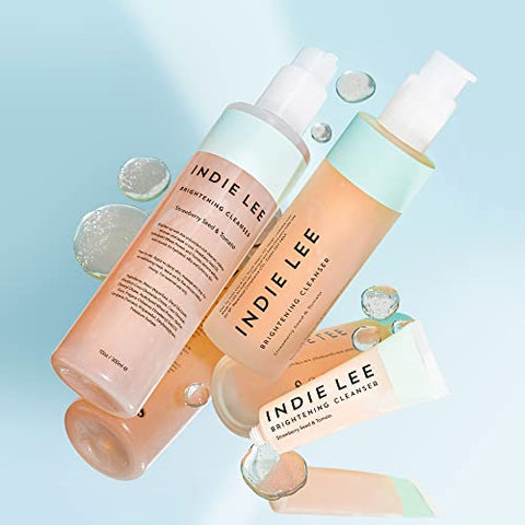 Brightening Facial Cleanser – Limpeza Facial Hidratante Diária, Removedor de Maquiagem  Indie Lee - Indie Lee