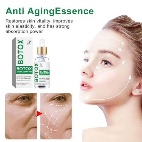 Generic - Soro Facial Botox, 2PCS Solução Estoque Botox com Vitamina C – 50ml