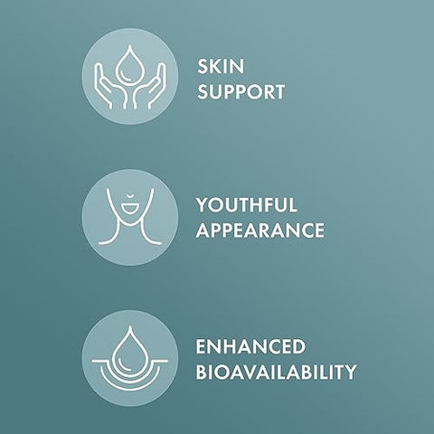 Hair, Skin and Nails – 30 Porções (30 Cápsulas) com Biotina e Queratina | Cabelos, Pele e Unhas | Dr. Mercola - Dr. Mercola