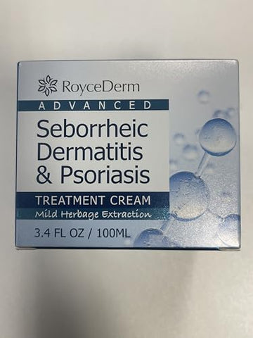 Creme Roycederm para Dermatite Seborreica, Tratamento do Couro Cabeludo para Psoríase, Foliculite, Couro Cabeludo Seco, Caspa, Creme Anti-Coceira para Alívio Calmante – 50g
