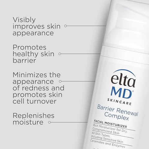 ELTA MD Creme Facial Removedor de Barreira Facial com Todos os Ceramidas e Enzimas – Frasco 50g