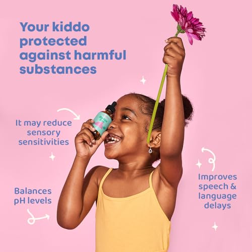 JoySpring - Zeolite Kids JoySpring – Gotas de Zeolite que as Crianças Vão Amar – Sabor de Frutas Vermelhas – Enriquecido com Vitamina D3 – Zeolite para a Vida Urbana, Suporte Digestivo – Marca