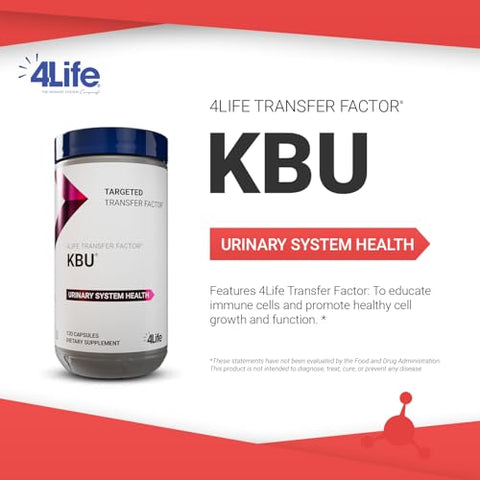 KBU – Suporte Urinário com Fator de Transferência para a Bexiga | 60 cápsulas | 500mg | Marca 4Life - 4Life