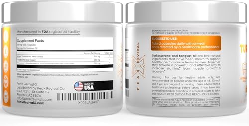 Peak Revival-X - Turkesterone: Potencialize seus resultados com o poderoso suplemento natural – 100% eficaz e seguro!