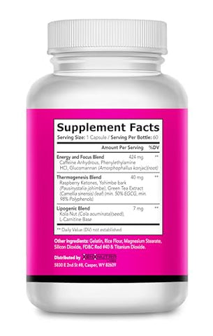 XENXNUTRA LABS - Skinny Girl – Fórmula Avançada de Perda de Peso para Mulheres – Melhores Pílulas de Dieta Feminina que Funcionam Rapidamente – Lipogênico para Controlar o Apetite – Termogênico para Queimar Gordura – Aumenta a Energia e