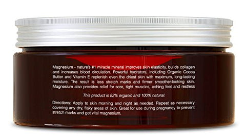 Creme Natural de Magnésio para Alívio da Dor, Cãibras nas Pernas e Sono – 100g - Seven Minerals