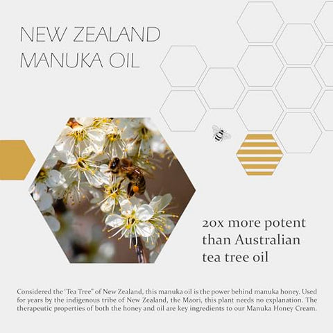 BALM OF GILEAD - Creme de Mel de Manuka para Eczema – Hidratante para Pele Sensível, Psoríase, Dermatite – Pomada de Mel de Manuka, Sebo Alimentado a Grama