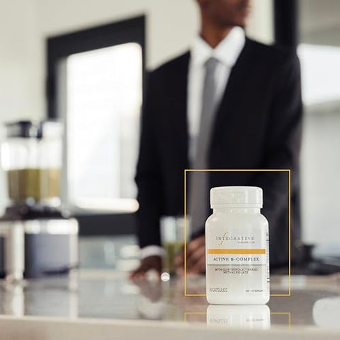 Active B-Complex – Suporte ao Metabolismo Energético – Suplemento de Vitaminas do Complexo B com 8 Vitaminas B, Vitamina B12, Folato, Colina – 60 Cápsulas - Integrative Therapeutics