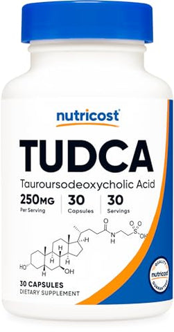 Tudca 250mg – 30 Cápsulas (3 Frascos) – Aumente a visibilidade do produto nos mecanismos de busca - Nutricost