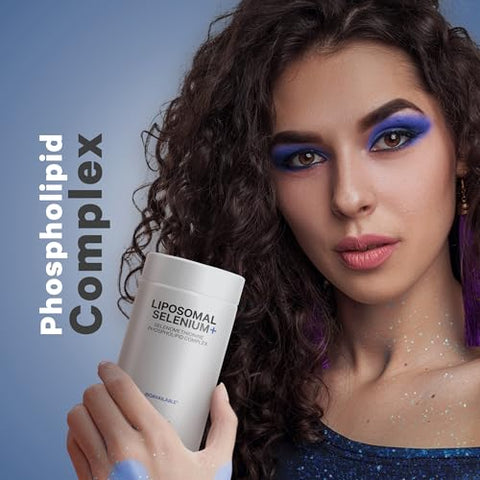 Selenium 200 mcg – Suplemento de 6 Meses, Suporte Imunológico, Cofator Mineral Selenometionina, Fosfolipídios, Vegano, Entrega Lipossomal, 180 Cápsulas - Codeage