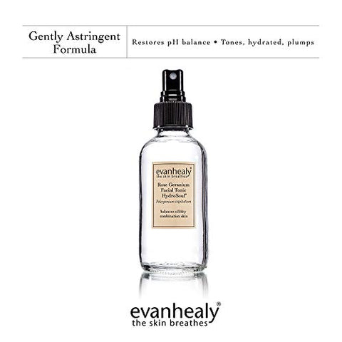 evanhealy - Evanhealy Tônico Facial de Gerânio Rosa com HydroSoul – Hidrossol Orgânico de Plantas 100% Puro – Protege