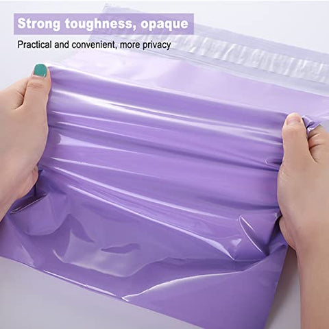 Hipruict - Bolsas Descartáveis para Fraldas de Adulto, Conjunto de 100 Sacos para Fraldas Sujas, Autoadesivos, Impermeáveis e à Prova de Vazamentos, Discretamente Escondem Fraldas Pessoais de Idosos, Selam Odor, Roxo