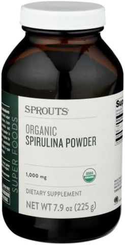 Generic - Sprouts Pó de Spirulina Orgânica – 7.9 oz (225g)