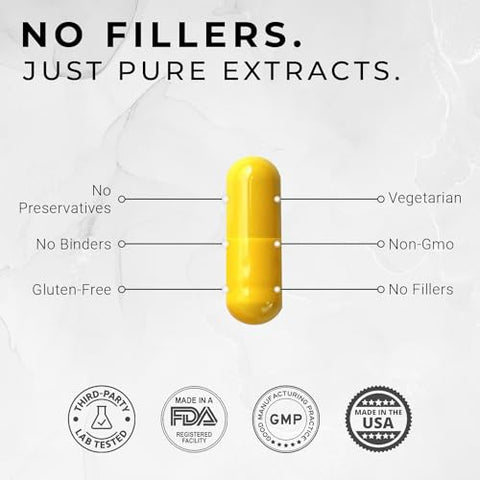 Premium Berberine HCL 1200mg com BioPerine® – Pureza Testada de 97% – Suplemento de Berberina de Alta Potência – Berberina Plus – Fabricado nos EUA (60 Cápsulas) - ACEWORKZ