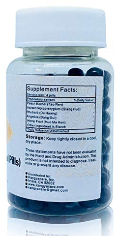 Kangyacare - Run Chang Wan – Pílulas de Ervas de Caroço de Pêssego – Alívio da Constipação – Hidratação