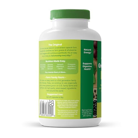 Greens Superfood Powder: Pó de Verdes com Enzimas Digestivas | 100g - Amazing Grass