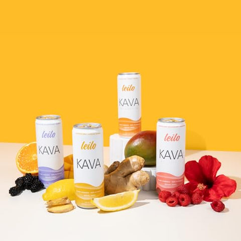 LEILO - Leilo Calm in a Can | Bebida Relaxante com Kava | 100% Natural