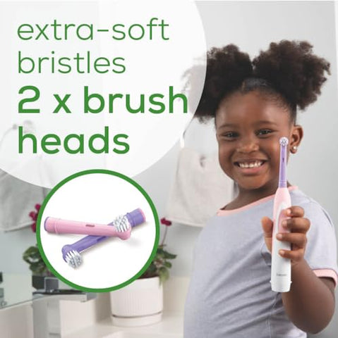 Kit Escova Elétrica Infantil Beurer TB10 – Boné Divertido Polly The Panda com 2 Cabeças de Escova Extra-Macias para Remover Placa, Temporizador de 2 Minutos e Copo de Enxágue, Livre de BPA, Seguro para Crianças a partir de 3 Anos