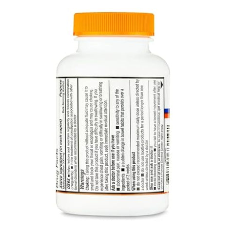 AMCIENT - Equate Fiber Therapy Caplets 500 mg 100 Unidades (Pacote com 2) + Bolsa de Alimentos Reutilizável | Fibra de Metilcelulose | Alta Visibilidade nos Motores de Busca