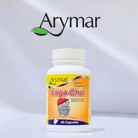 Legachol com Cardo de Leite, 60 Cápsulas – Suplemento Herbal Natural - Arymar