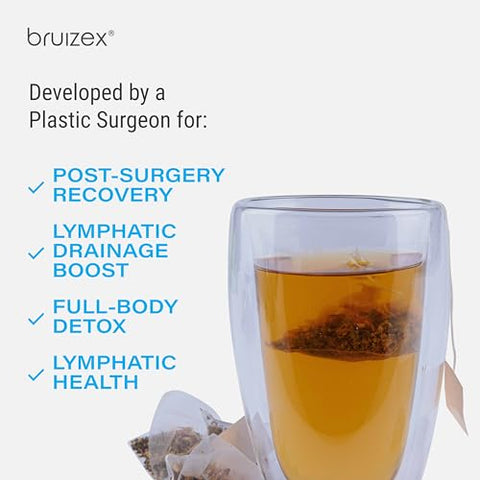Chá Verde Bruizex para Drenagem Linfática, Limpeza do Sistema Linfático – 500ml