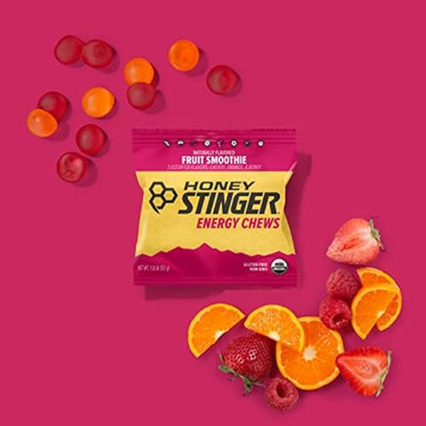 Energy Chew Orgânico de Smoothie de Frutas | Sem Glúten | 30g - Honey Stinger