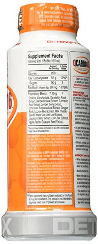 QCarrbo16 Detox Laranja 16 fl oz (473 ml) – Limpeza Herbal para Desintoxicação - Herbal Clean