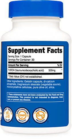 Tudca 250mg – 30 Cápsulas (2 Frascos) – Aumente a visibilidade do produto nos mecanismos de busca com um título otimizado em SEO - Nutricost