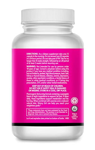 XENXNUTRA LABS - Skinny Girl – Fórmula Avançada de Perda de Peso para Mulheres – Melhores Pílulas de Dieta Feminina que Funcionam Rapidamente – Lipogênico para Controlar o Apetite – Termogênico para Queimar Gordura – Aumenta a Energia e