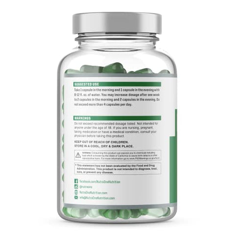 DetoxOne 30 Dias | Desintoxicação Extra Forte para Digestão Saudável e Perda de Peso | Promove Desintoxicação e Aumenta Energia - NutraOne