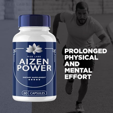 rize labs - Aizen Power for Men: AizenPower Plus Growth, Energia e Desempenho Masculino, AizenPower 24 Vitaminas (60 Cápsulas)