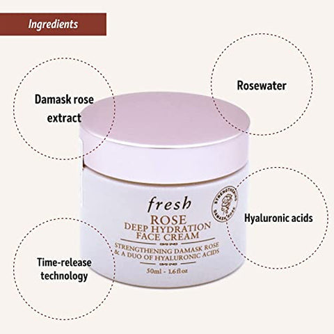 Creme Facial Hidratante Profundo Fresh Rose Fortalecedor 45g