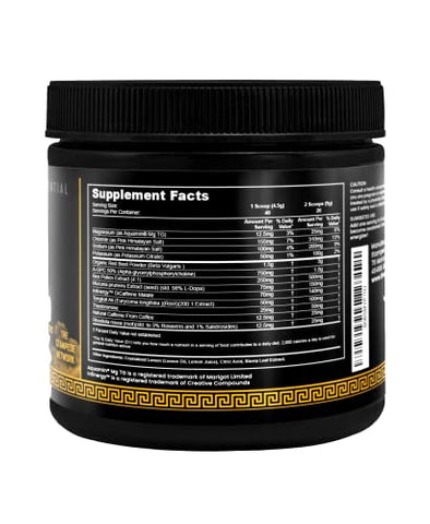 The Stampede Network - Awakened Natural Pre Workout Powder 12-in-1 | Energizador Consciente | Estimulante de Óxido Nítrico com Pólen de Abelha | Mucuna Pruriens, Tongkat Ali, Rhodiola, Alpha GPC | 100g