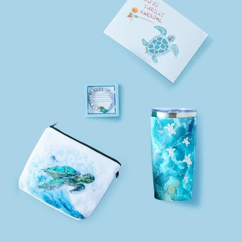 ELSEULAR - Presentes de Tartaruga Marinha para Mulheres – Cestas de Presente de Aniversário – Conjunto de Presentes para Mulheres – Spa Relaxante – Luxuoso Presente de Dia dos Namorados e Natal para Mulheres, Mães, Amigas, Avós e Adultos